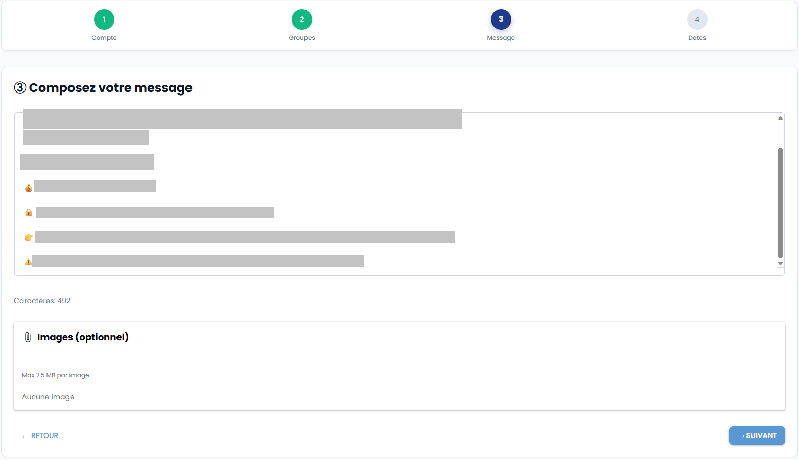 Étape 3 - Programmation